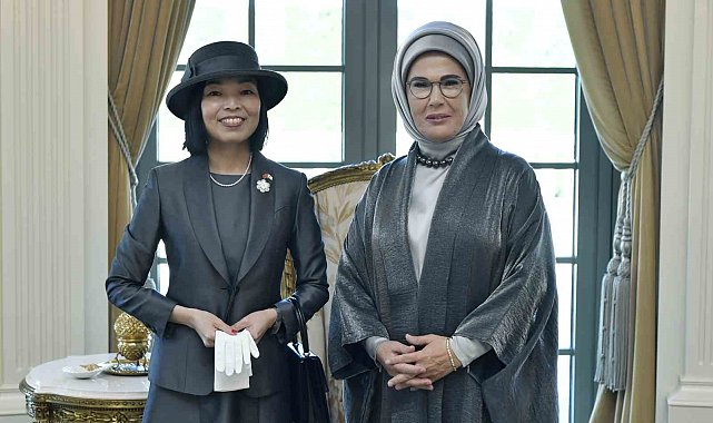 Emine Erdoğan, Japonya Altes Prensesi Mikasa ile görüştü
