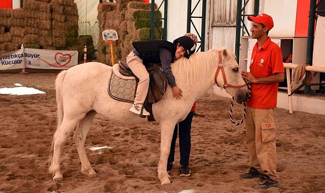 Engellilere atla terapi desteği