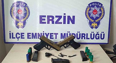 Erzin'de silah kaçakçılığı operasyonu: 2 tutuklama