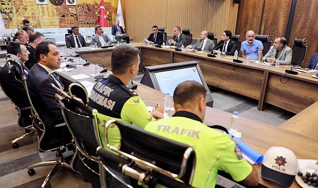Erzincan'da trafik toplantısı yapıldı