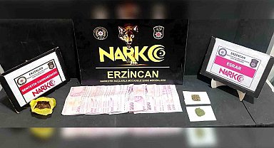Erzincan'da uyuşturucu operasyonunda 1 zanlı tutuklandı