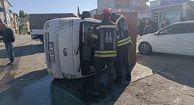 Erzurum'da üç araçlı kazada can pazarı