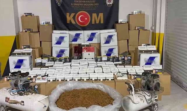 Eskişehir'de 315 kilogram kaçak tütün ele geçirildi