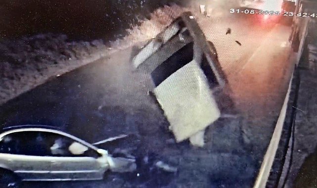 Feci kaza kameraya böyle yansıdı
