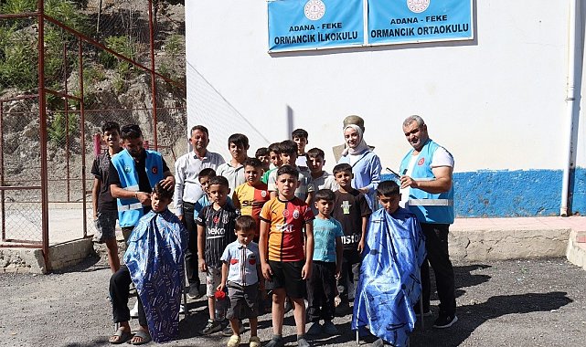 Feke Belediyesinden öğrencilere ücretsiz saç bakımı