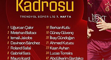 Galatasaray'ın, Alanyaspor maçı kamp kadrosu belli oldu