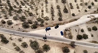 Gaziantep'te jandarmanın dron destekli 'yeşil altın' nöbeti devam ediyor