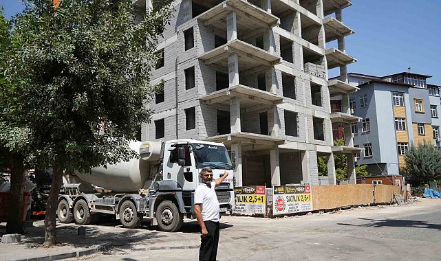 Gaziantep'te yerinde dönüşümle yeni binalar yükseliyor