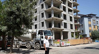 Gaziantep'te yerinde dönüşümle yeni binalar yükseliyor