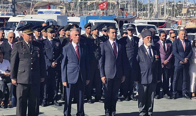 Gaziler Günü Bodrum'da tören ve ziyaretlerle kutlandı