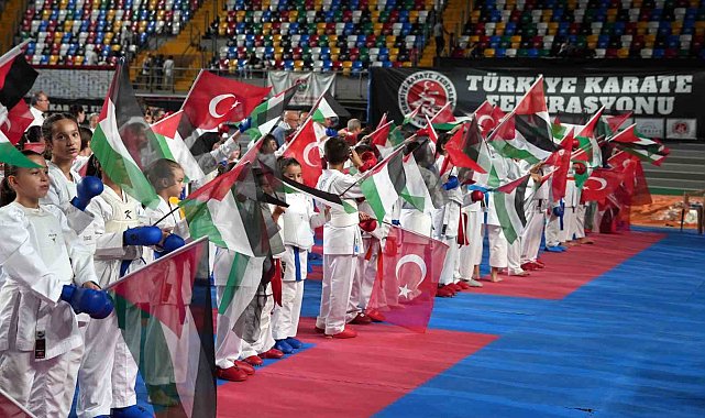 Gazze için karate turnuvası düzenlendi