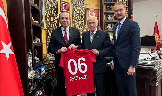 Gençlerbirliği'nden MHP Genel Başkanı Bahçeli'ye ziyaret