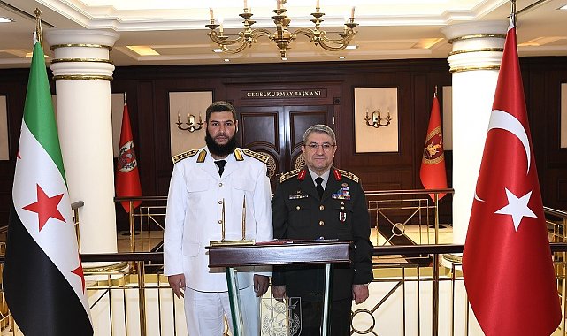 Genelkurmay Başkanı Orgeneral Bayraktaroğlu, Suriye Deniz Kuvvetleri Komutanı Tuğgeneral Alsaud'u kabul etti