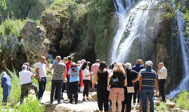 Girlevik Şelalesi'nde hafta sonu yoğunluk yaşandı