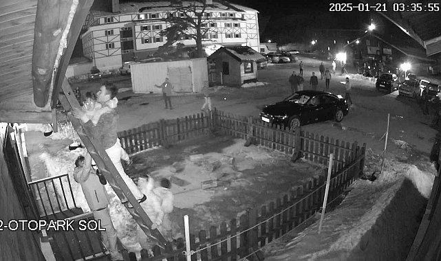 Grand Kartal Otel yangınının ölüm kalım savaşı kamerada