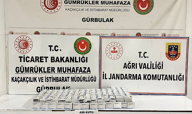 Gürbulak'ta 2 bin 450 adet uyuşturucu hap ele geçirildi
