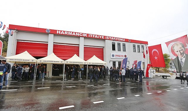Harmancık'a tam donanımlı itfaiye binası