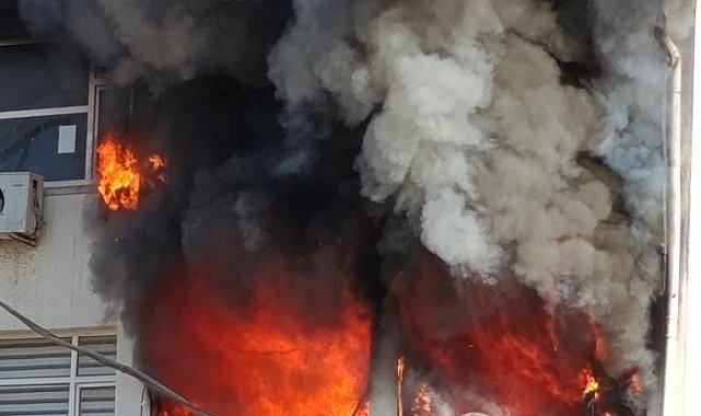 Hilvan Hükümet Konağı'nda yangın