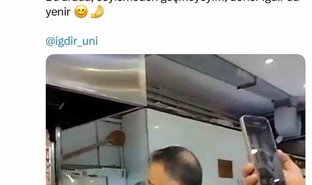 Iğdır Üniversitesi Rektörü döner tezgahına geçti