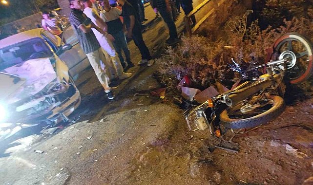 Iğdır'da otomobil ile motosiklet çarpıştı: 2'si ağır 3 yaralı