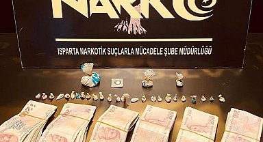 Isparta'da uyuşturucu operasyonu: 4 şüpheli yakalandı