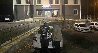 İstanbul'da trafiği birbirine katan 6 maganda kamerada