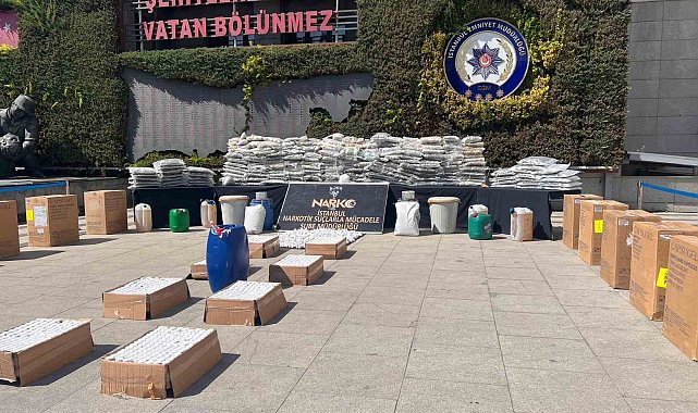 İstanbul'da uyuşturucu operasyonu: Yarım tondan fazla uyuşturucu ele geçirildi