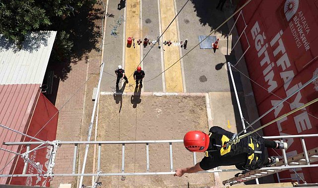 İtfaiye eri adaylarının zorlu parkuru