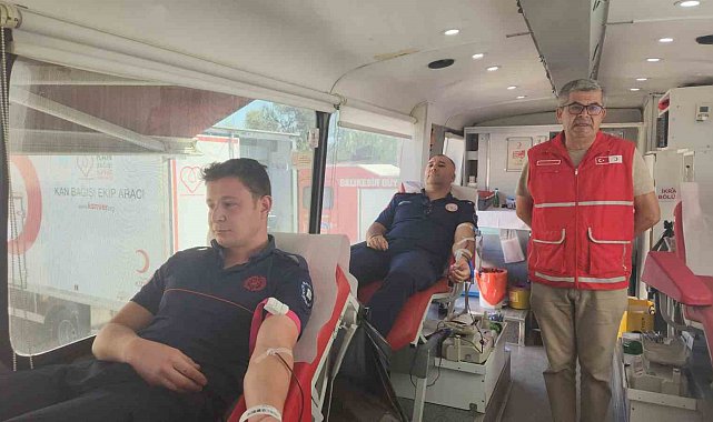 İtfaiye Haftasında, itfaiyecilerden kan bağışı duyarlılığı