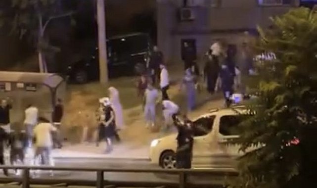İzmir'de düğün sonrası meydan muharebesi gibi kavga