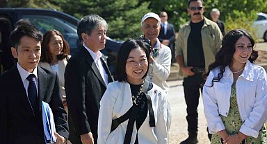 Japonya Altes Prensesi Mikasa, Kırşehir'de Japon Anadolu Arkeoloji Enstitüsü'nü ziyaret etti