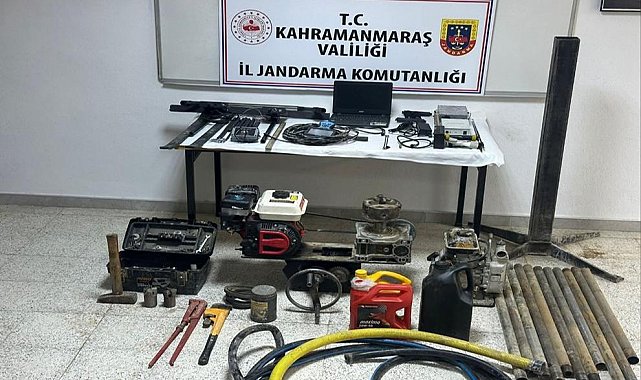Kahramanmaraş'ta define avcılarına operasyon: 10 kişi yakalandı