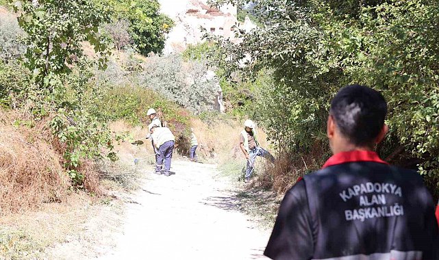 Kapadokya'da çevre düzenlemesi başladı