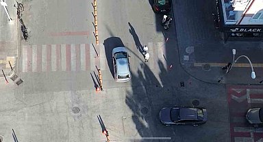 Karaman'da yayalara yol vermeyen sürücüler cezadan kaçamadı