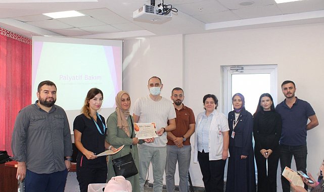 Karasu'da hasta yakınlarına "palyatif bakım" süreci anlatıldı