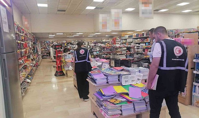 Kars'ta kırtasiyeler denetleniyor