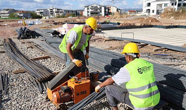 Kartepe Evleri projesinde inşaat çalışmaları sürüyor
