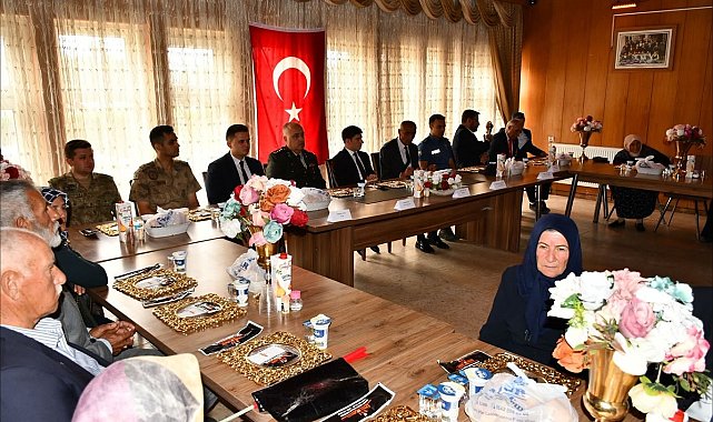 Kaymakam Gülnar, gazileri unutmadı