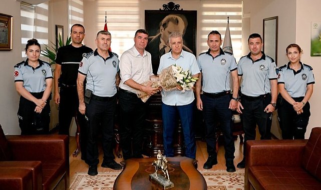 Kaymakam Keklik Kuşadası zabıtasını ağırladı