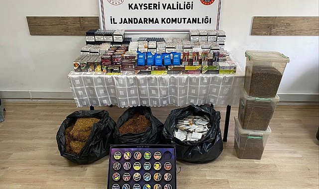 Kayseri'de 20 bin 980 adet doldurulmuş makaron ele geçirildi: 2 gözaltı