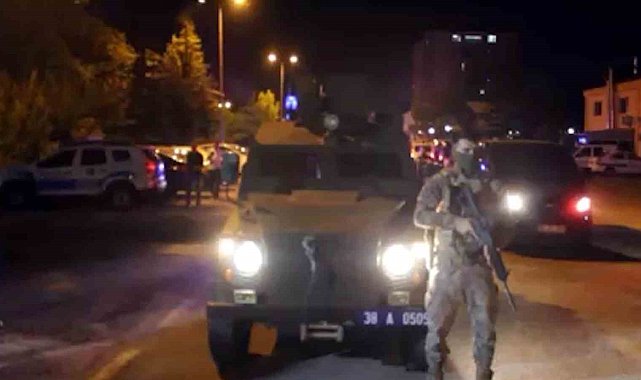 Kayseri'de 280 personelle uyuşturucu operasyonu