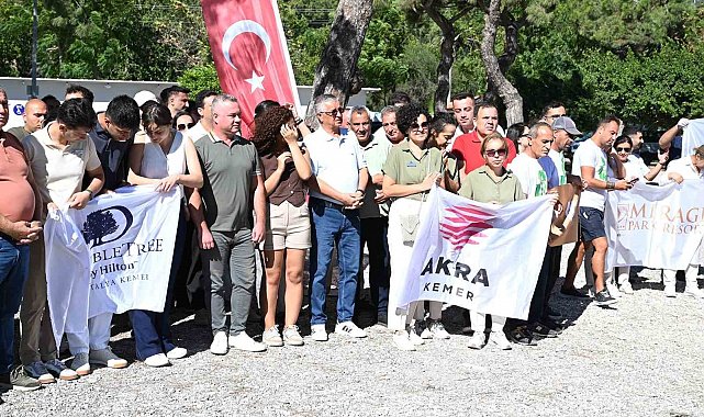 Kemer'de sahil temizliği yapıldı