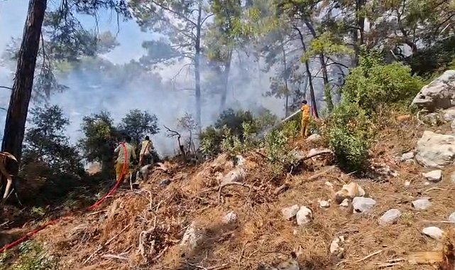 Kemer'deki orman yangını kontrol altına alındı