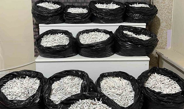 Kırıkkale'de binlerce makaron ele geçirildi