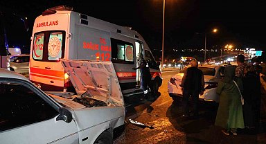 Kırıkkale'de zincirleme kaza: 3 yaralı