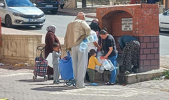 Kırşehir'de su krizi vatandaşları isyan ettirdi