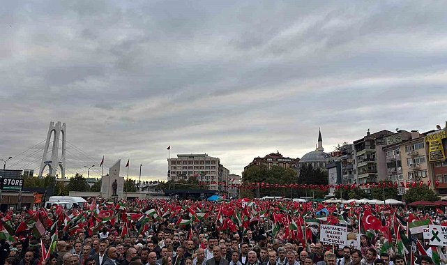 Kocaeli'de Sumud Filosu için dev miting