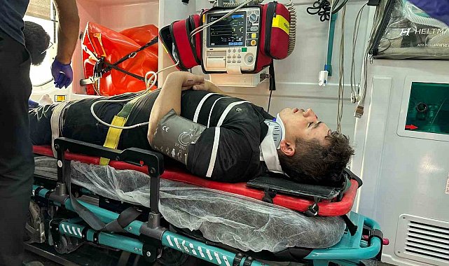 Kontrolden çıkan motosiklet devrildi: 2 yaralı