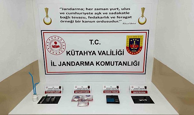 Kütahya'da jandarmadan uyuşturucu operasyonu: 1 tutuklama
