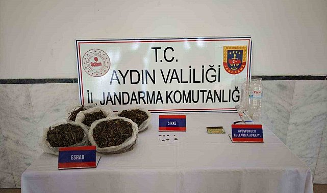 Kuyucak'ta uyuşturucu madde ele geçirildi